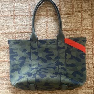Rothy’s Washable Essential Tote - Green Camo - Lightly worn